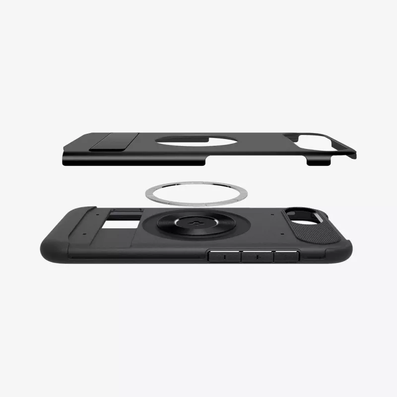Dėklas Spigen Slim Armor iPhone 16e Juodas