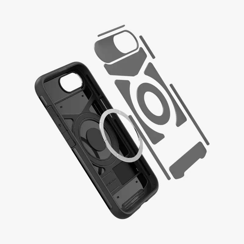 Dėklas Spigen Slim Armor iPhone 16e Juodas