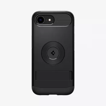 Dėklas Spigen Slim Armor iPhone 16e Juodas