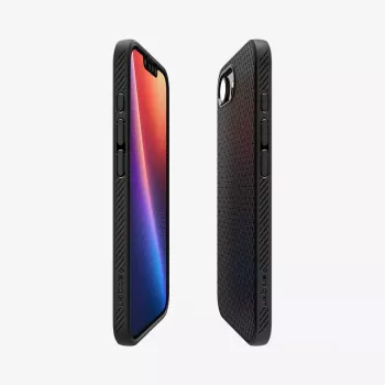Dėklas Spigen Liquid Air iPhone 16e, matinė juoda