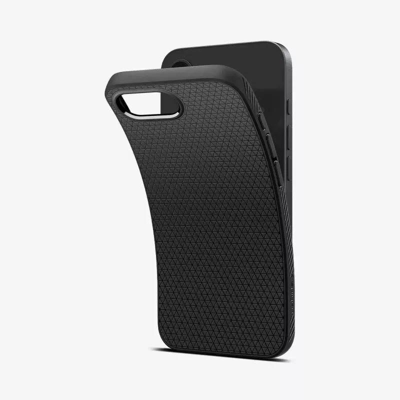 Dėklas Spigen Liquid Air iPhone 16e, matinė juoda