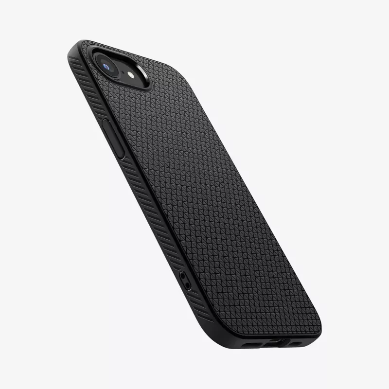 Dėklas Spigen Liquid Air iPhone 16e, matinė juoda