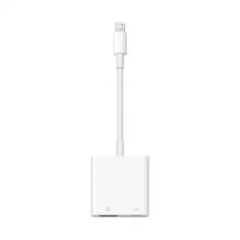 Laido adapteris Apple Lightning į USB 3 fotoaparato adapteris – baltas, USB 3.2 Gen 1