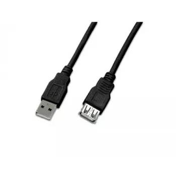 USB laidas Wirewin USB A-A MF 1,5 SW 1,5 m juodas