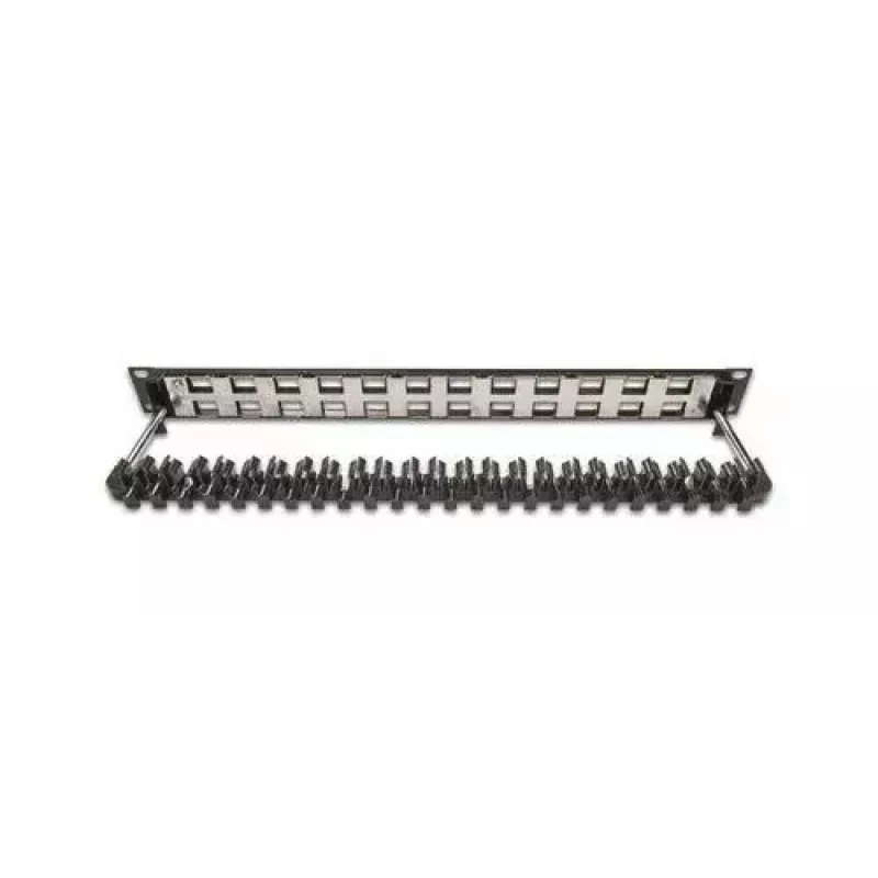 Patch Panel 1U Wirewin WKS PANEL 24 BLACK