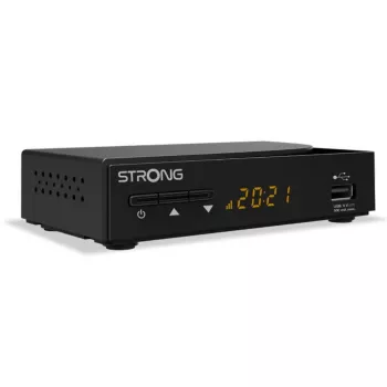 Set-top dėžutė STRONG SRT 3030 – kabelinis DVB-C Full HD imtuvas, 1 imtuvas, AAC/AC3 garsas, 64 MB RAM, juoda