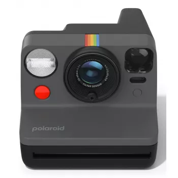 Momentinė kamera Polaroid Now Gen 3 juoda su automatiniu fokusavimu ir USB Type-C