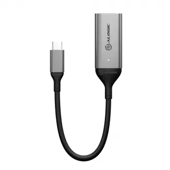 ALOGIC 15cm Ultra USB-C vyriškas į DisplayPort moterišką adapterį 4K 60Hz