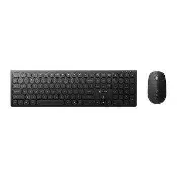 Klaviatūros ir pelės rinkinys ALOGIC ASKBT3WC — pilno dydžio RF belaidis + Bluetooth, juodas