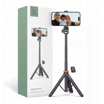 Selfie lazdelė trikojis Tech‑Protect L035 – reguliuojamas aukštis, lengvas nešiojamas laikiklis