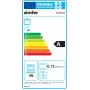 Simfer 4403SERBB dujinė viryklė su elektrine orkaite, balta, 50 cm
