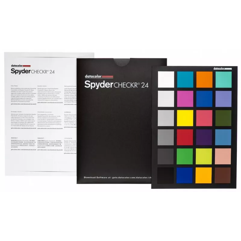 Datacolor SpyderCheckr 24 MINI – universalus spalvų etalonas su 24 laukais