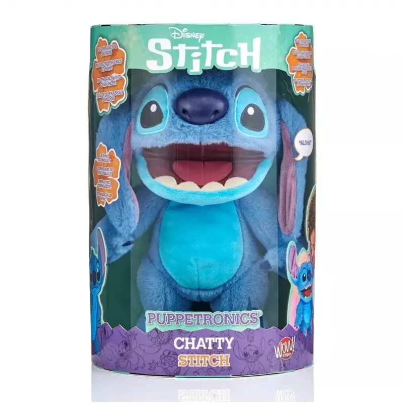 Interaktyvi figūrėlė Wow! Stuff Disney Real FX Chatty Stitch lėlė (DIS-1025-01)