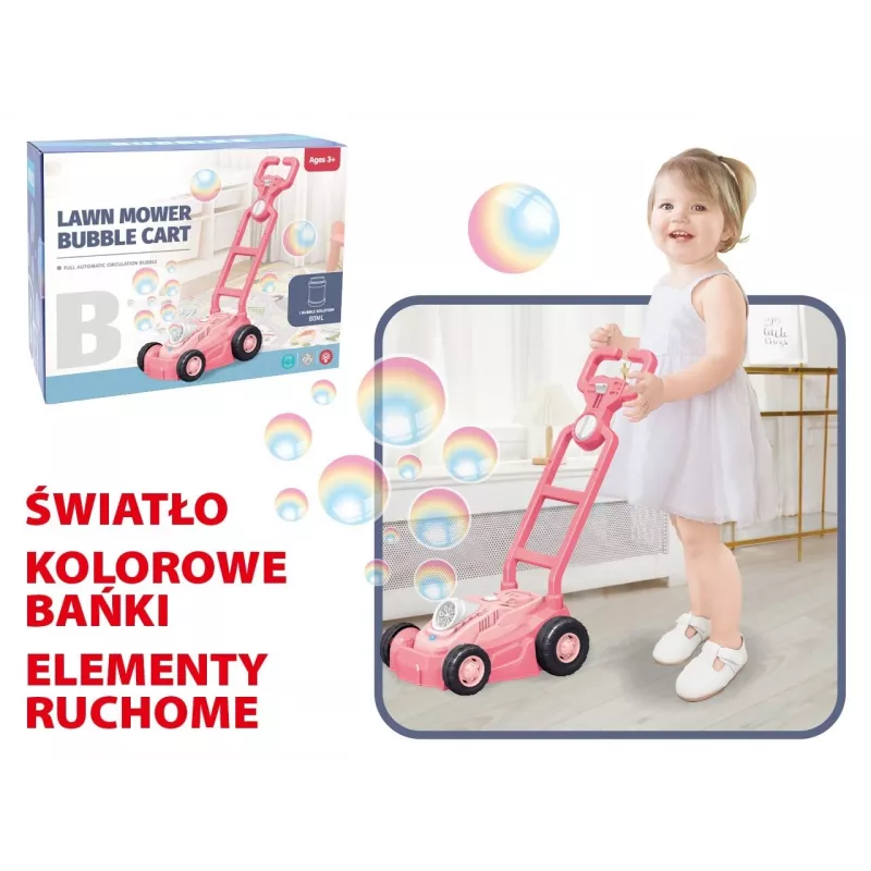 Rožinis burbulų pjovimo žaislas
