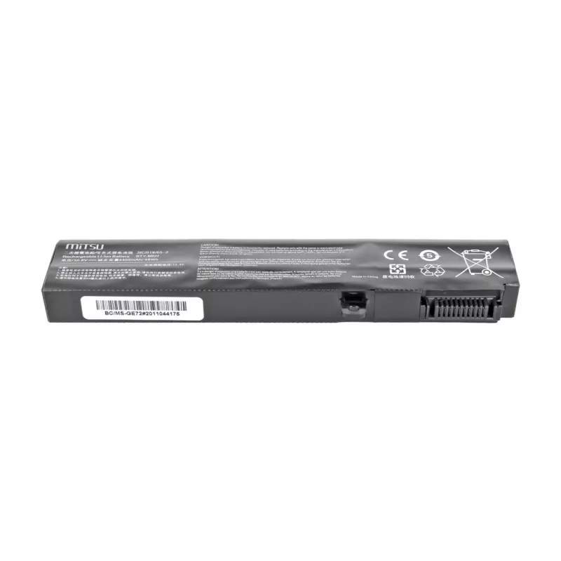 Mitsu baterija, skirta MSI GE72/GL72, 4400mAh (48Wh), 10.8–11.1V