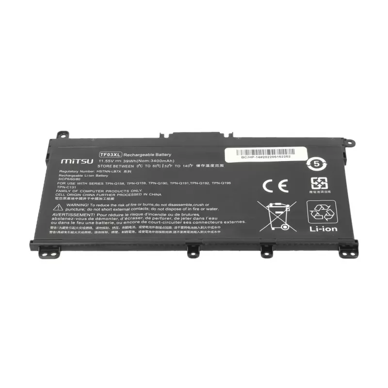 Mitsu baterija HP 14-BP 3400mAh (39Wh) 11.55V