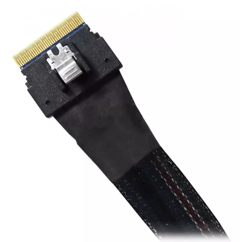 ICY DOCK - SlimSAS 8i SFF-8654 į 2x SlimSAS 4i SFF-8654 laidas - 0,5 m