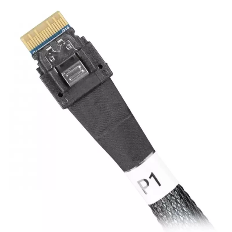 ICY DOCK - SlimSAS 8i SFF-8654 į 2x SlimSAS 4i SFF-8654 laidas - 0,5 m