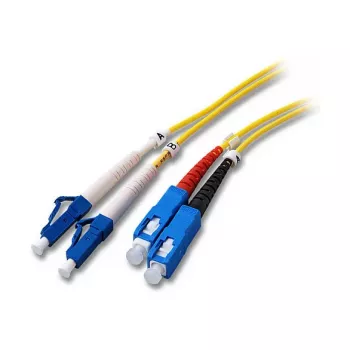 EFB-Elektronik Duplex Jumper LC-SC 9/125µ, OS2, LSZH, gelb, 2.0mm, 2m Hersteller: EFB Elektronik (O0360.2)