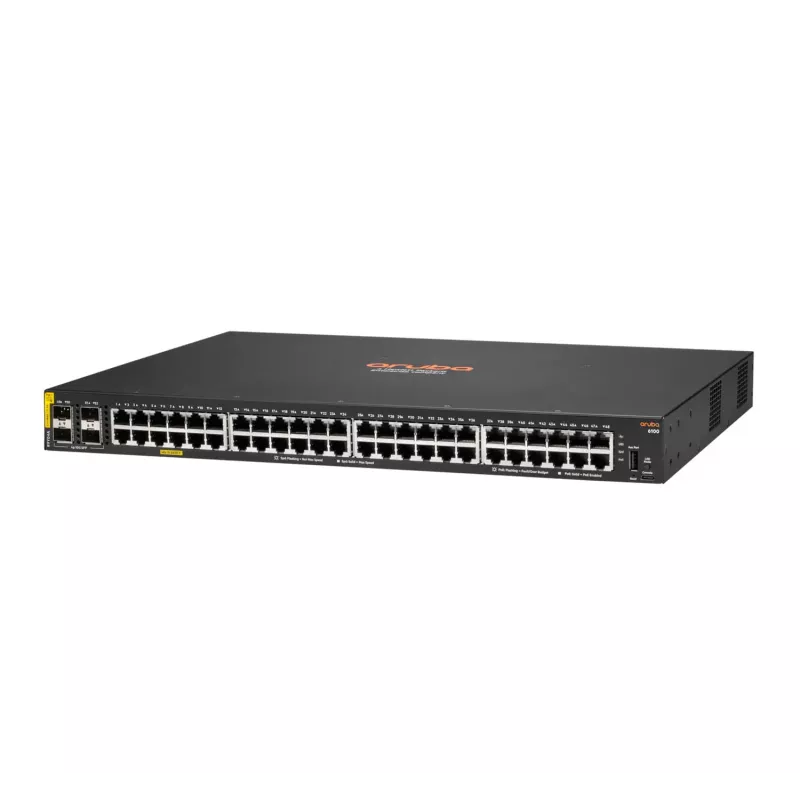 HPE Aruba Networking CX 6100 48G Class4 PoE 4SFP+ 740W jungiklis - jungiklis - L3 - valdomas - 48 x 10/100/1000 (PoE+)