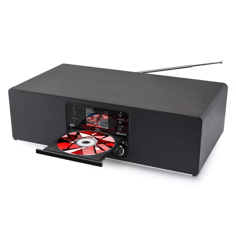 JVC RD-E984B - Viskas viename mini bokštas, juodas