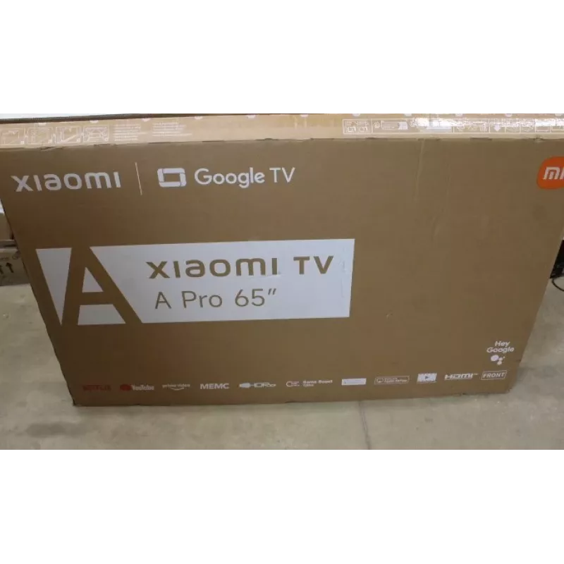 SALE OUT. Xiaomi QLED TV A Pro 2026 65 colių | Xiaomi QLED TV A Pro 2026 | 65 | Smart TV | Google TV | 4K UHD | PAŽEISTA PAKUOTĖ