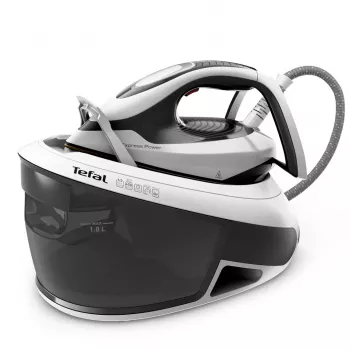 Tefal Express Power SV8130 2800 W 1.8 L lygintuvas su garo generatoriumi Durilium AirGlide Autoclean padas Juoda, Balta