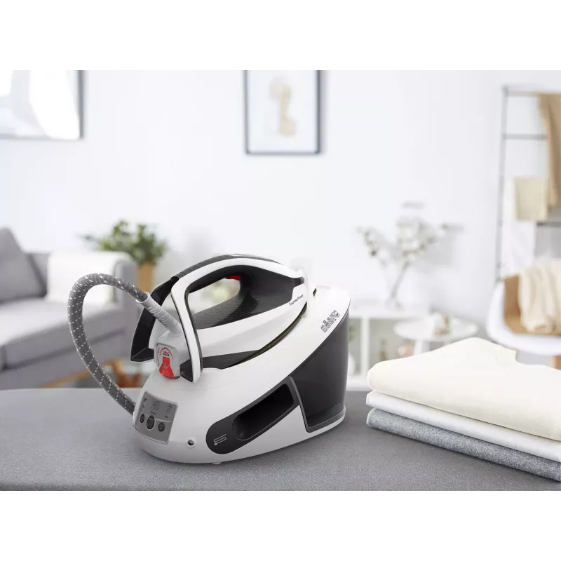 Tefal Express Power SV8130 2800 W 1.8 L lygintuvas su garo generatoriumi Durilium AirGlide Autoclean padas Juoda, Balta
