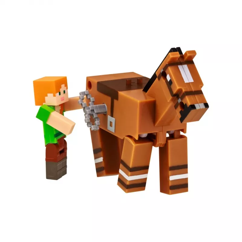 Minecraft S2 3D užsukamas žaislas – Aleksas ir arklys