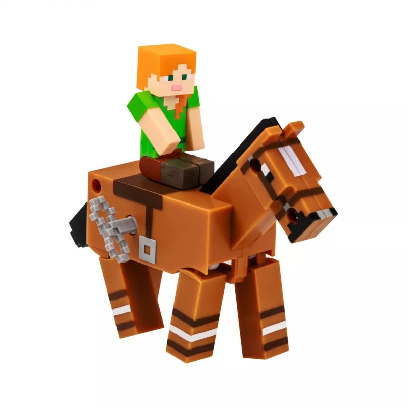 Minecraft S2 3D užsukamas žaislas – Aleksas ir arklys