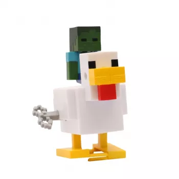 Minecraft S2 3D Užsukamas Žaislas – Višta ir Jockey