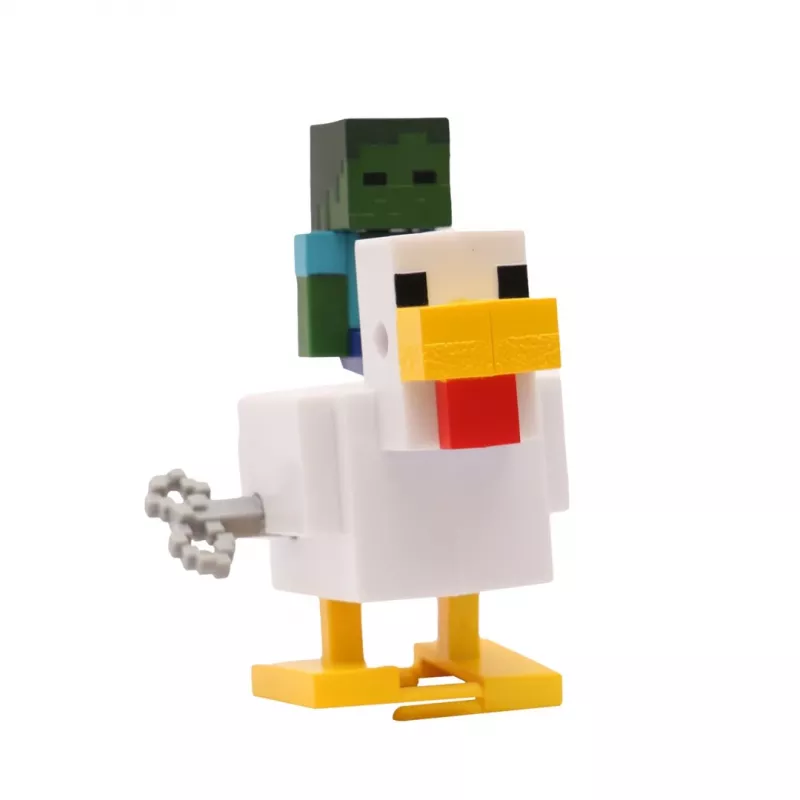 Minecraft S2 3D Užsukamas Žaislas – Višta ir Jockey