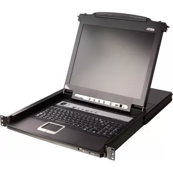 ATEN CL5708MW FR KVM Jungiklis 8 prievadų 17,3 colio LCD SingleRail PS/2-USB VGA