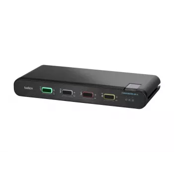 Belkin F1DN104KVM-UNN4 saugus KVM jungiklis (DP/HDMI, 4 prievadai)