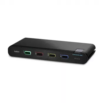 Belkin F1DN104KVM-UNN4 saugus KVM jungiklis (DP/HDMI, 4 prievadai)