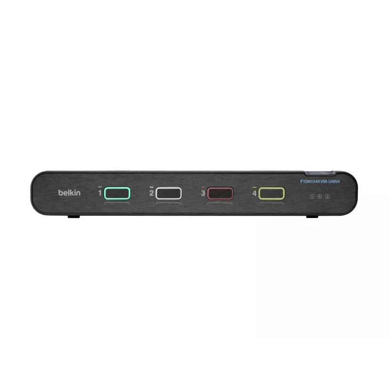 Belkin F1DN104KVM-UNN4 saugus KVM jungiklis (DP/HDMI, 4 prievadai)