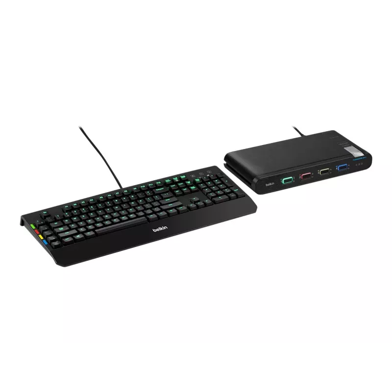 Belkin F1DN104KVM-UNN4 saugus KVM jungiklis (DP/HDMI, 4 prievadai)