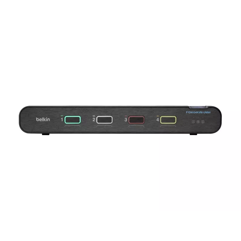 Belkin F1DN104KVM-UNN4 saugus KVM jungiklis (DP/HDMI, 4 prievadai)