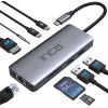 INCA ITPC-10TX USB-C 9-in-1 adapteris