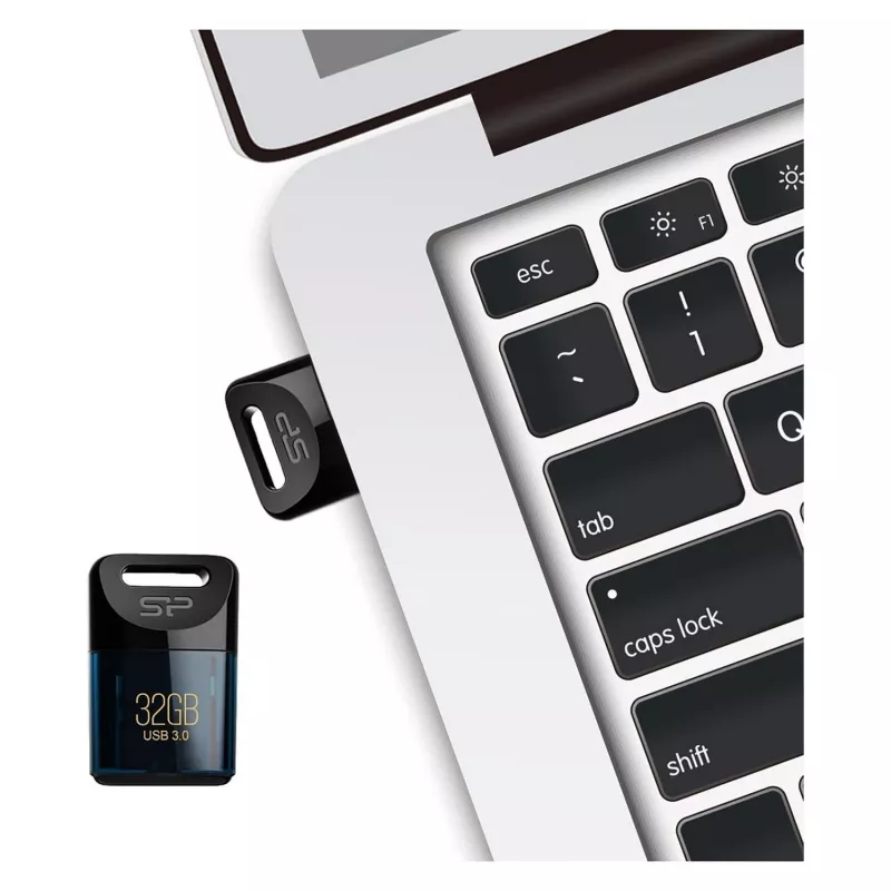 SILICON POWER Jewel J06 – USB atmintukas – 32 GB – USB 3.0 – tamsiai mėlynas (SP032GBUF3J06V1D)
