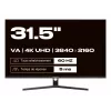 JAPANNEXT 4K UHD Monitor 80 cm (31,5 inch) 3840x2160 pikselių, VA skydelis, 5 ms, 60 Hz, AMD FreeSync, HDMI, DisplayPort (JN-V315UHDR)