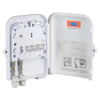 FTTH IP65 jungiamoji dėžė 16 skaidulų, 8 jungtuvams ir skaidulų atsargai, EFB-Elektronik (FTTH-BOX-OUT-2)