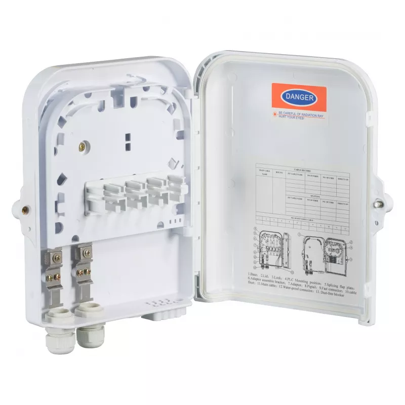 FTTH IP65 jungiamoji dėžė 16 skaidulų, 8 jungtuvams ir skaidulų atsargai, EFB-Elektronik (FTTH-BOX-OUT-2)