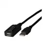 EFB-Elektronik USB2.0 aktyvus prailginimo kabelis 5 m, USB-A lizdas – USB-A kištukas (K5263.5V3)