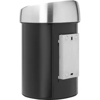 Šiukšliadėžė BRABANTIA Touch Bin 3 L matinė juoda 36 44 40 kompaktiškas dizainas