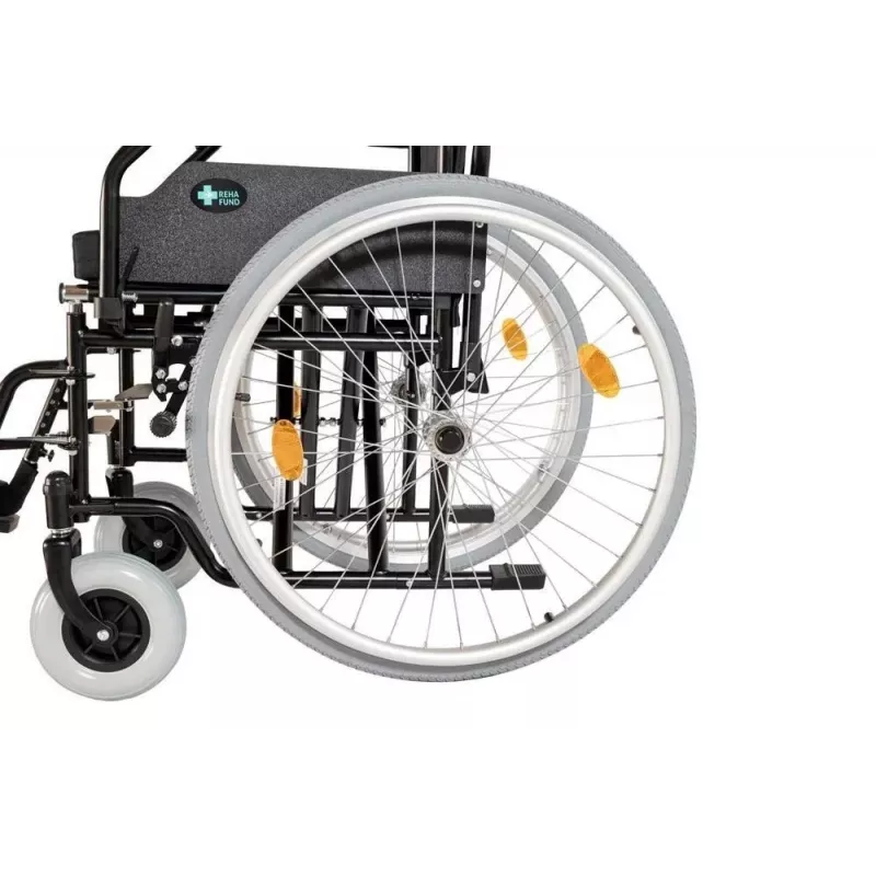 REHA FUND RF-1/42/PU/CZA-624/PU plieninis rankinis invalido vežimėlis