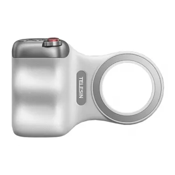 TELESIN Magnetinis MagSafe Laikiklis su Nuotolinio Valdymo Pulteliu iPhone / P5-mp-001wh