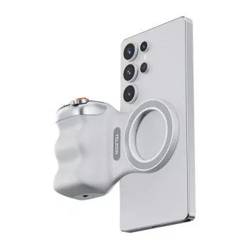 TELESIN Magnetinis MagSafe Laikiklis su Nuotolinio Valdymo Pulteliu iPhone / P5-mp-001wh