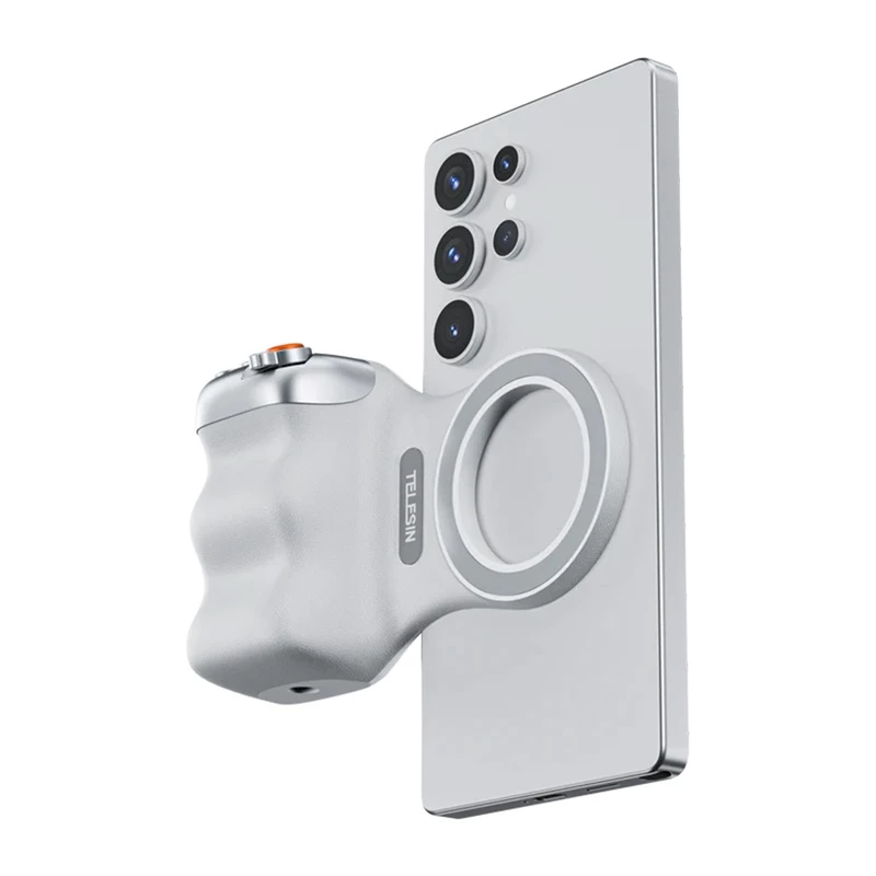 TELESIN Magnetinis MagSafe Laikiklis su Nuotolinio Valdymo Pulteliu iPhone / P5-mp-001wh