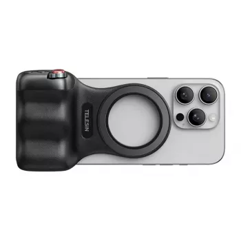 TELESIN Magnetinis MagSafe laikiklis su Bluetooth nuotolinio valdymo pulteliu iPhone / P5-mp-001bk